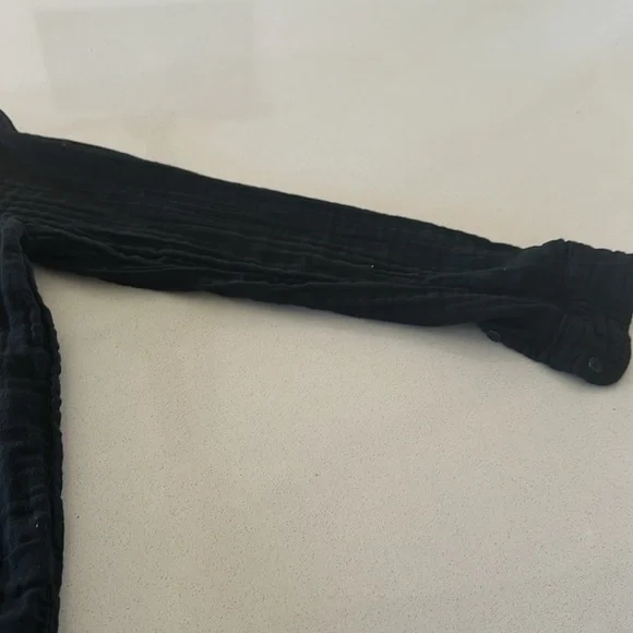 CP Shades XS black button front shirt. Worn once - Picture 3 of 4